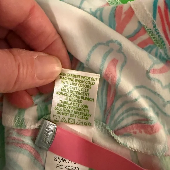 Lilly Pulitzer Andie Ring The Bellboy Top S - Picture 6 of 10